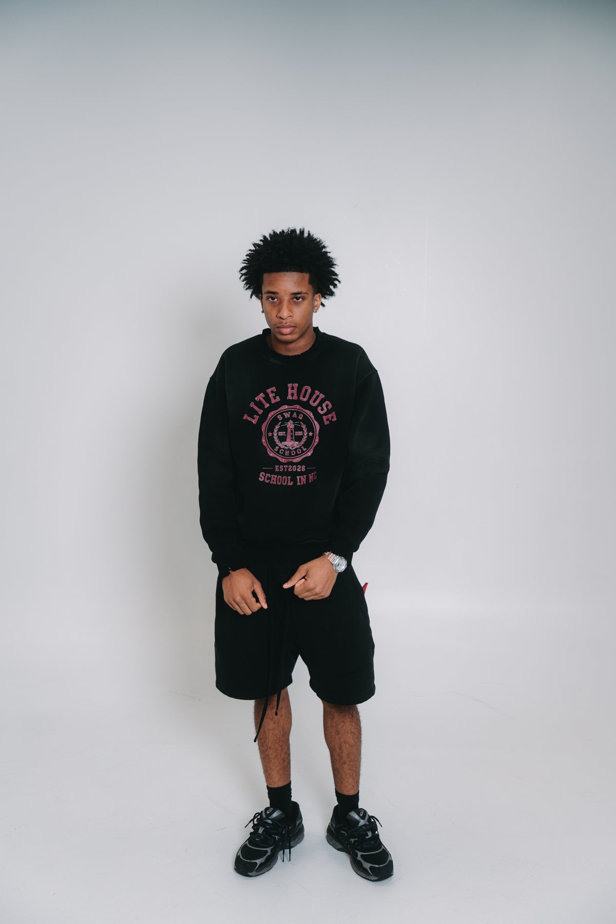 LITEHOUSE SWEATER(BLACK)