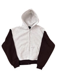 TWO-TONE ZIPUP(BROWN)