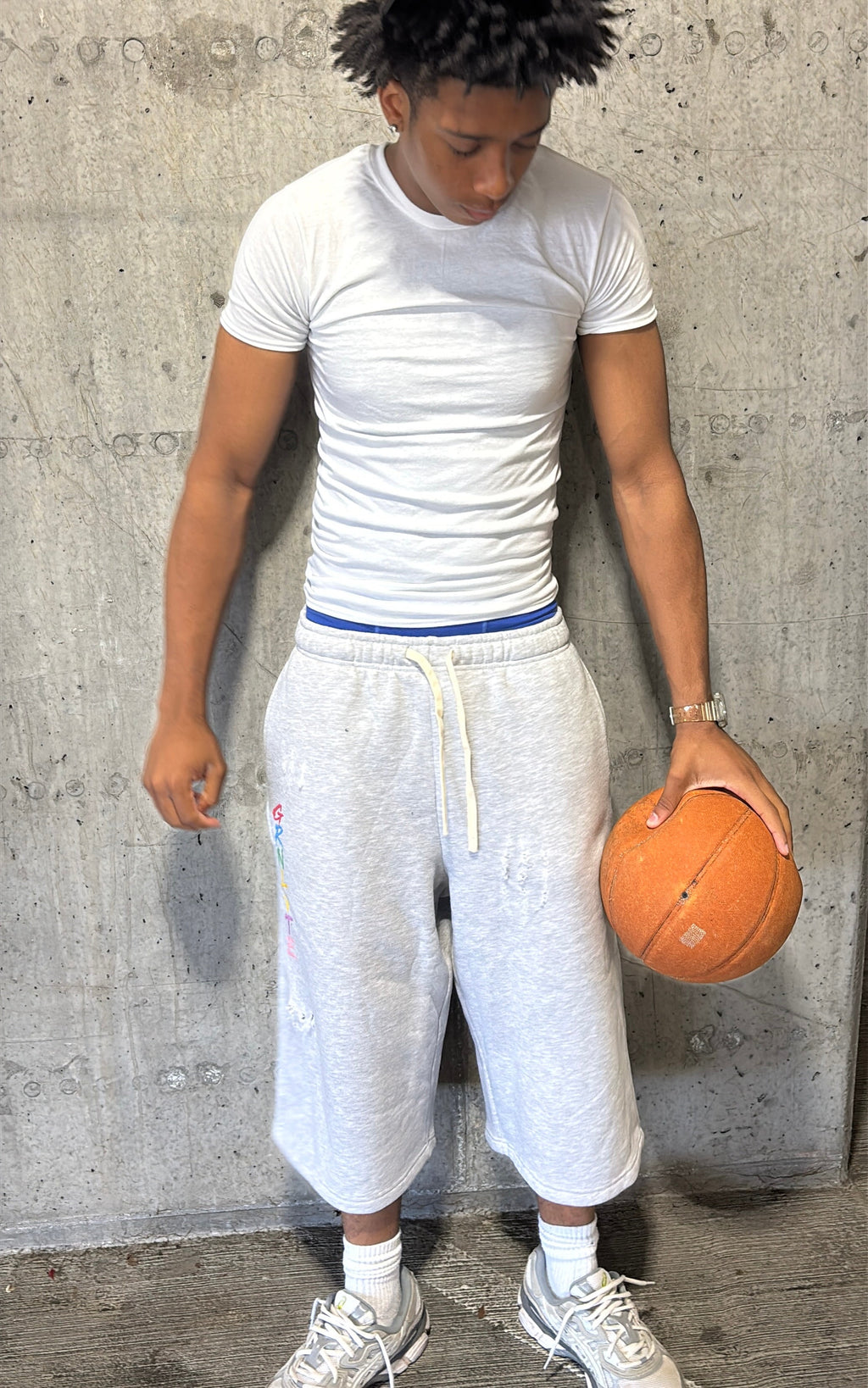HOOP SHORTS (GRAY)