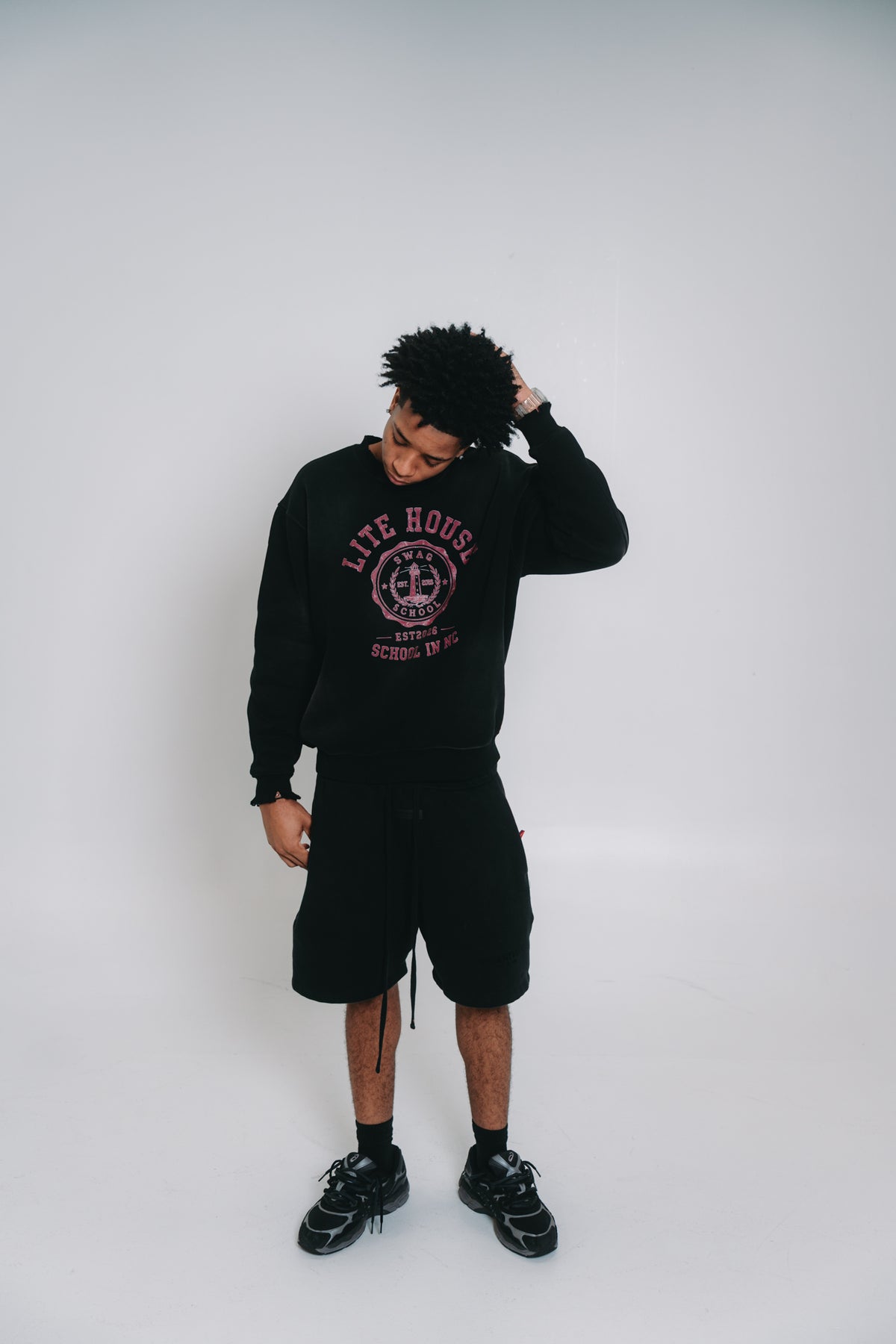 LITEHOUSE SWEATER(BLACK)
