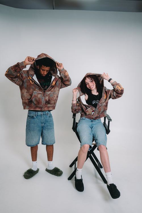 "NO GOOD WAR"  ZIP-UP