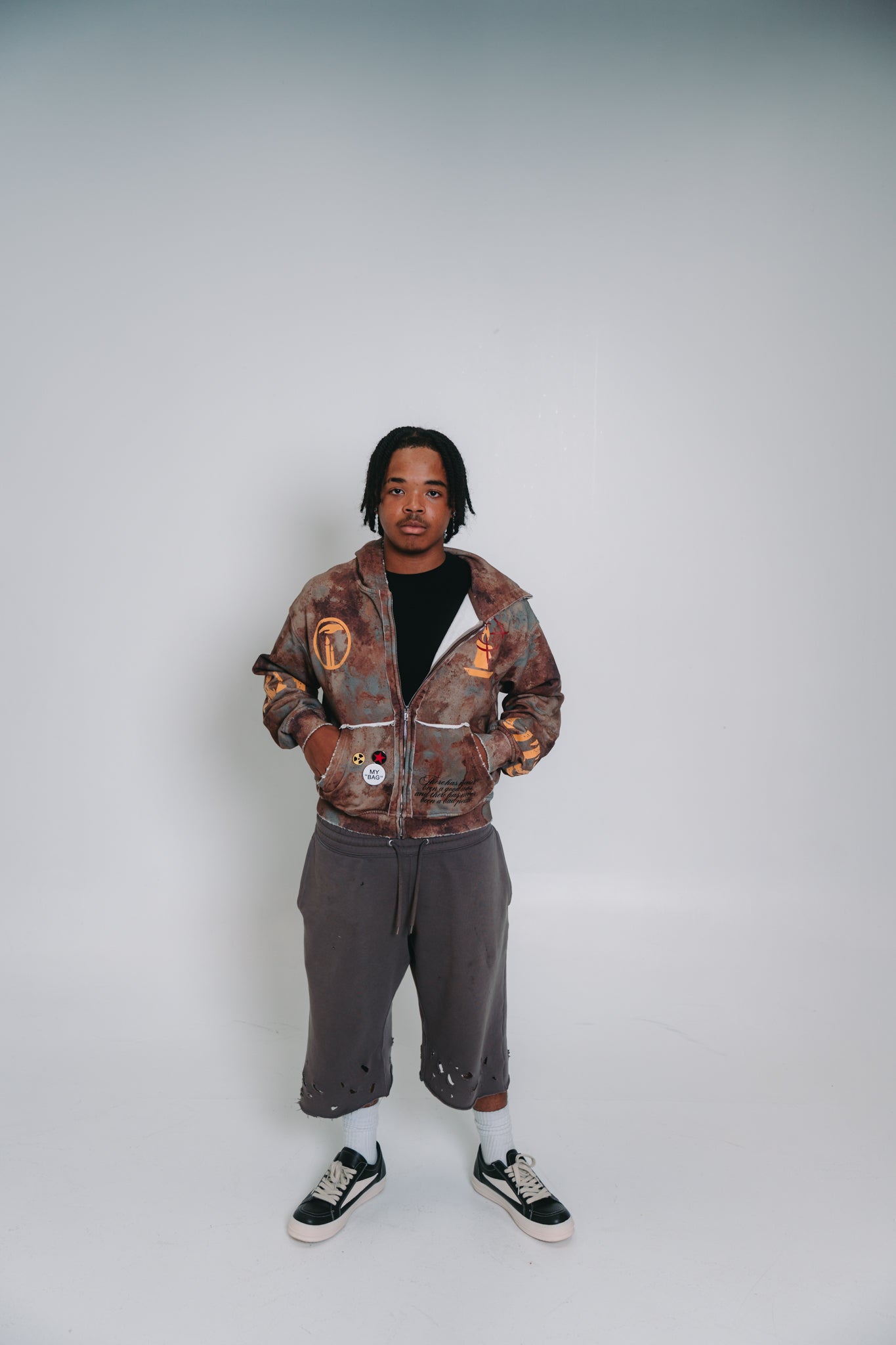 "NO GOOD WAR"  ZIP-UP